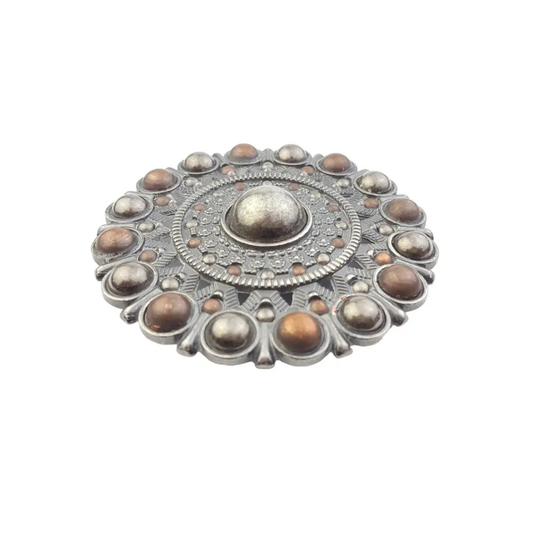 Navajo Inspired Round Buckle