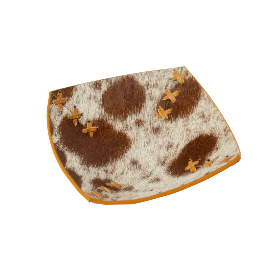 Cowhide Trinket Tray