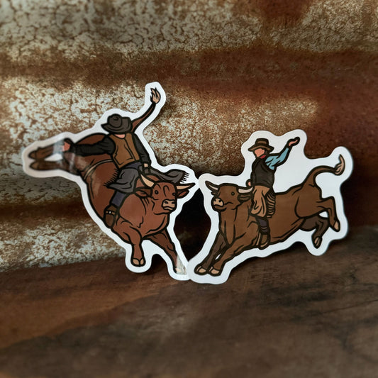 Buck'n Bull Stickers