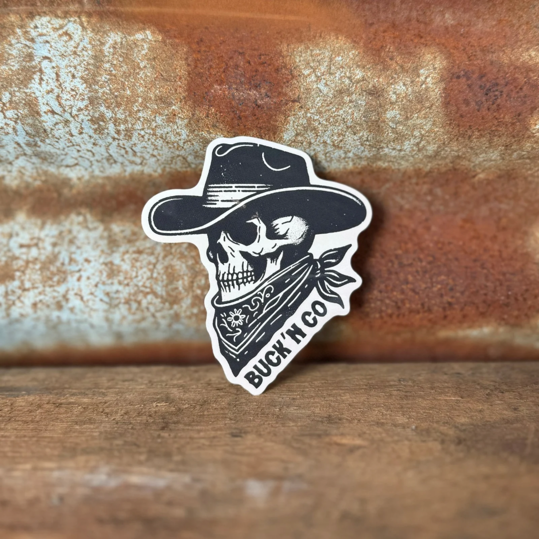 Cowboy'd Too Hard Sticker
