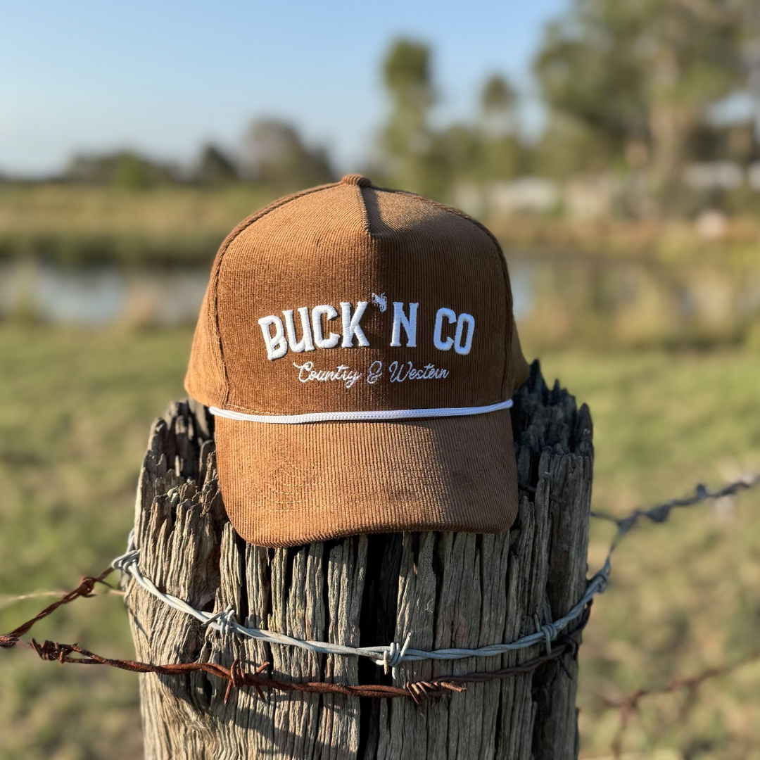 Brown Corduroy Cap