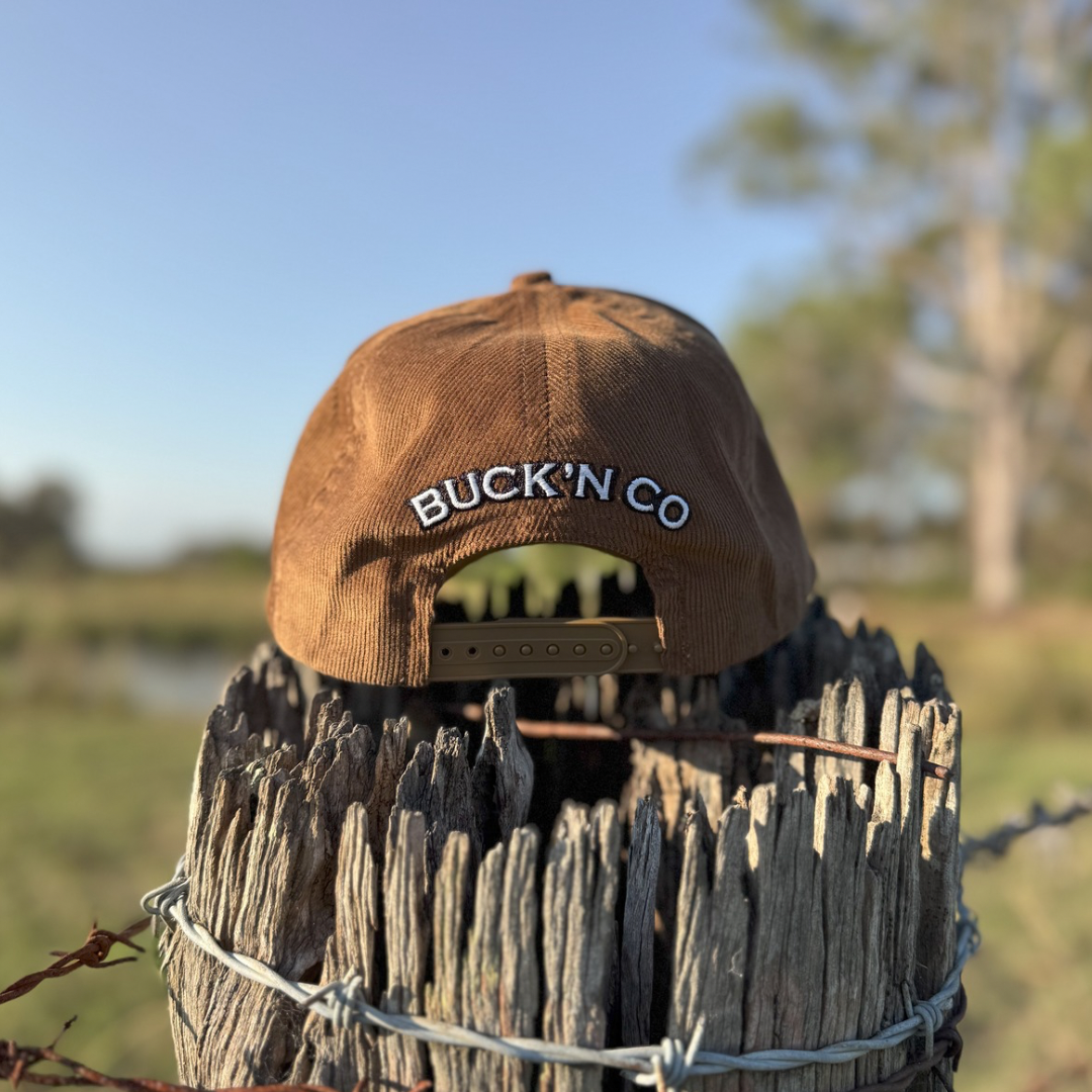 Brown Corduroy Cap