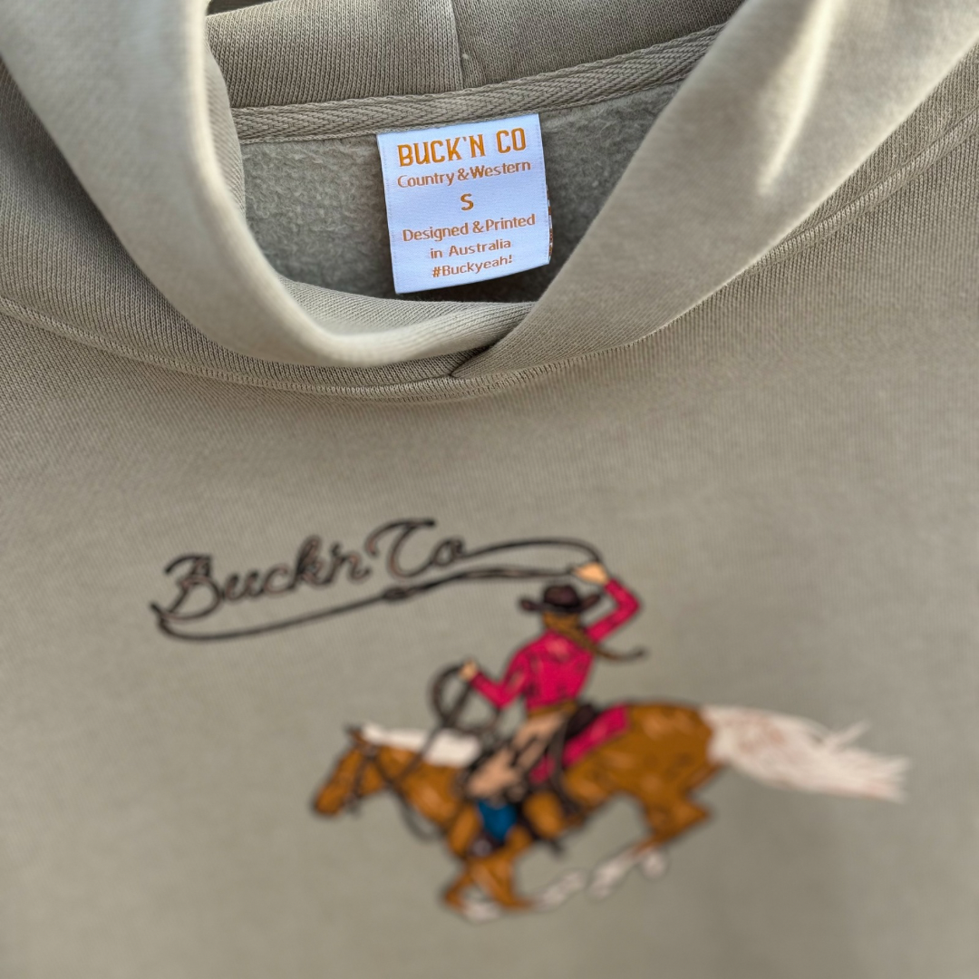 Ropin' Buck Hoodie