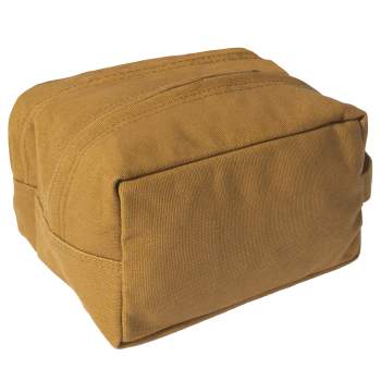 Dual Compartment Canvas Toiletry Bag