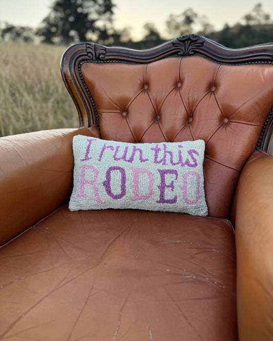 I Run This Rodeo Cushion