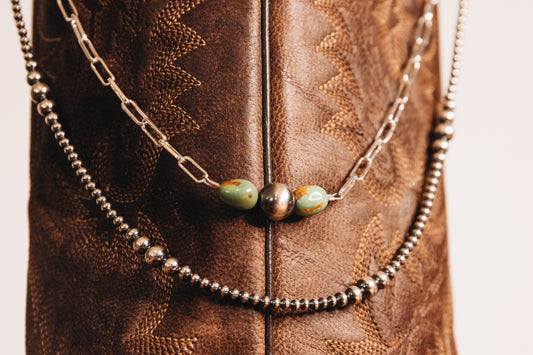 Multi Navajo Pearl Necklace