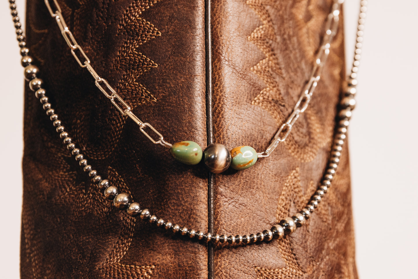 Multi Navajo Pearl Necklace