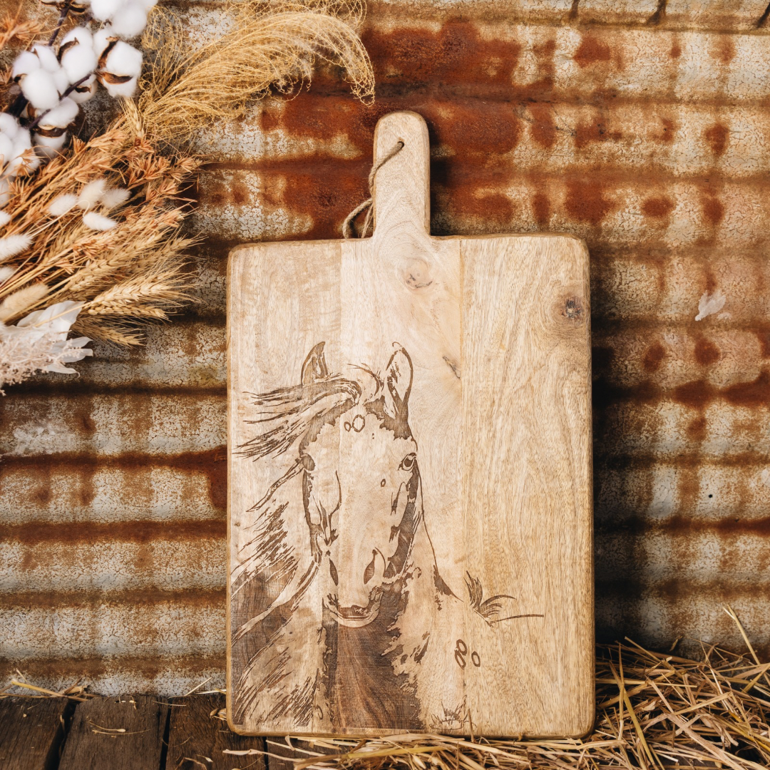 Horse Wooden Chopping Board