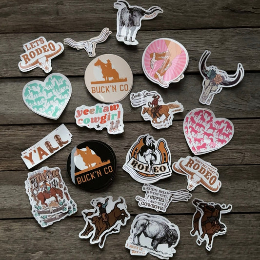 Yeehaw Cowgirl Sticker