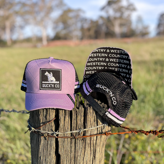 Quilted Lilac Trucker Cap