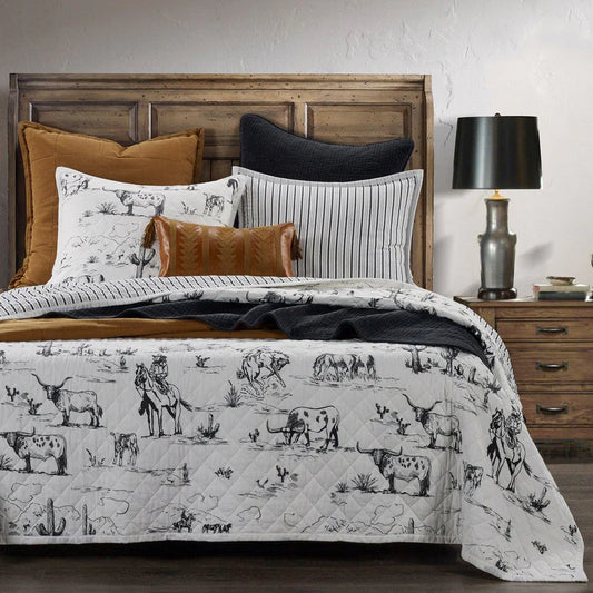 Paseo Road Ranch Life Reversible Quilt Set