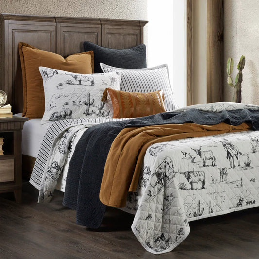 Paseo Road Ranch Life Reversible Quilt Set
