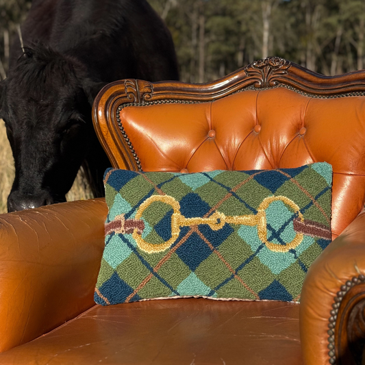 Bit A Gingham Cushion