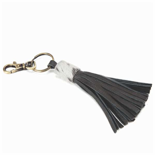 Leather Tassel Keyring