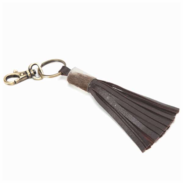 Leather Tassel Keyring