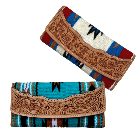 Saddle Blanket Tri-fold Wallet