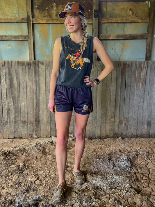 Ropin' Buck Unisex Tank Top