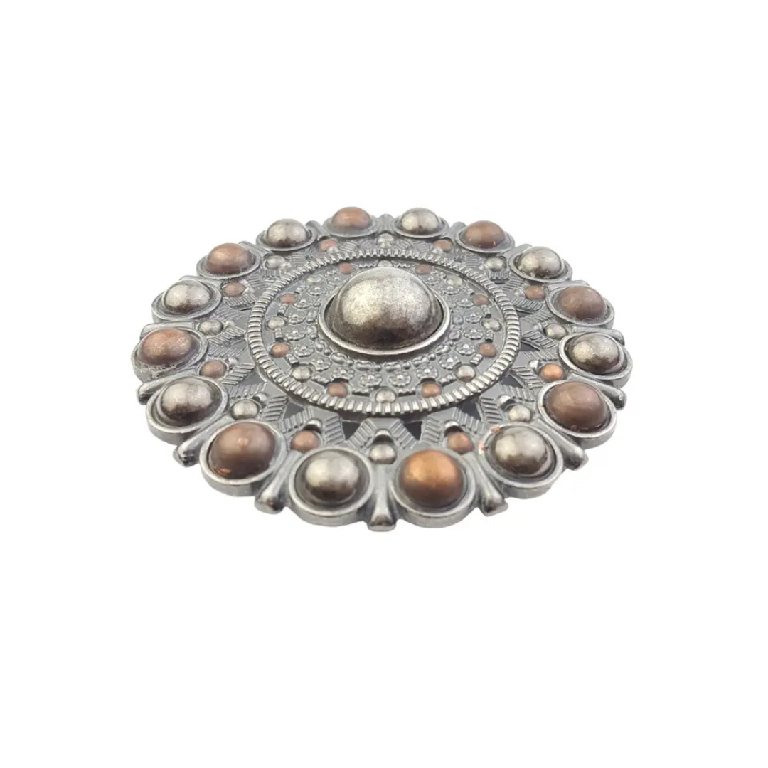 Navajo Inspired Round Buckle