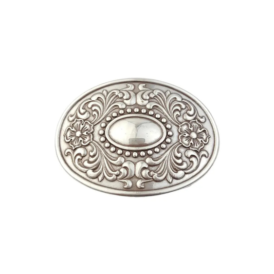 Floral Etched Buckle