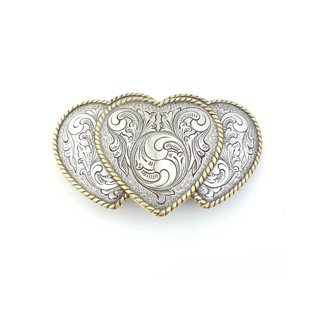 Western Hearts Belt Buckle