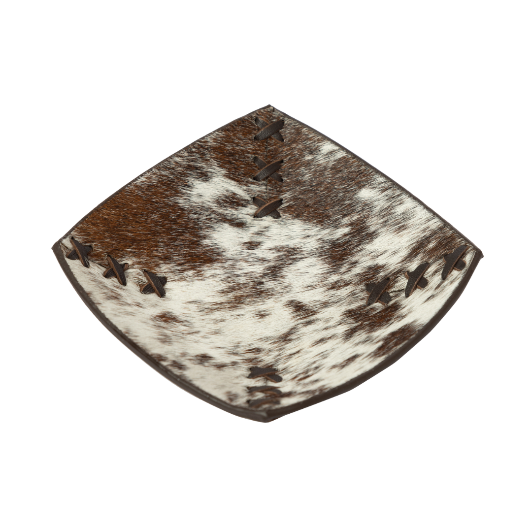 Cowhide Trinket Tray