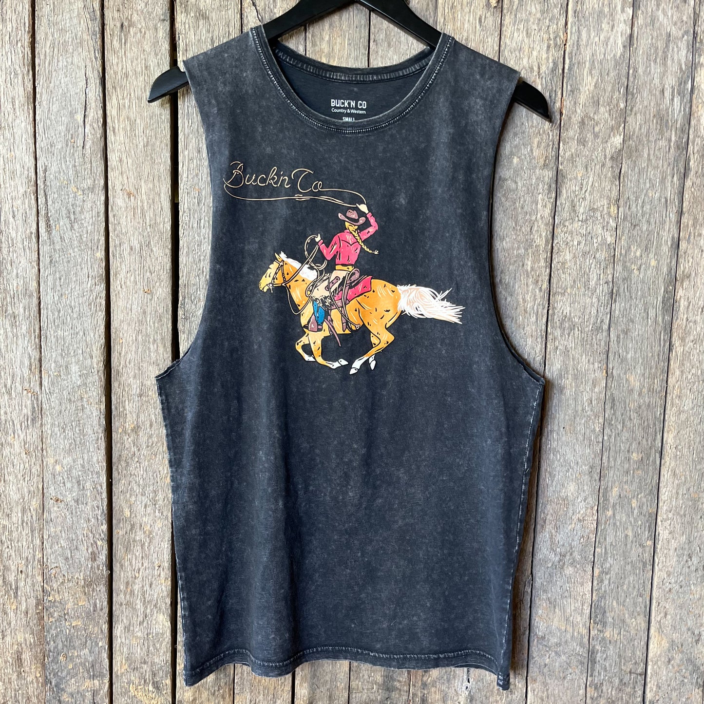 Ropin' Buck Unisex Tank Top