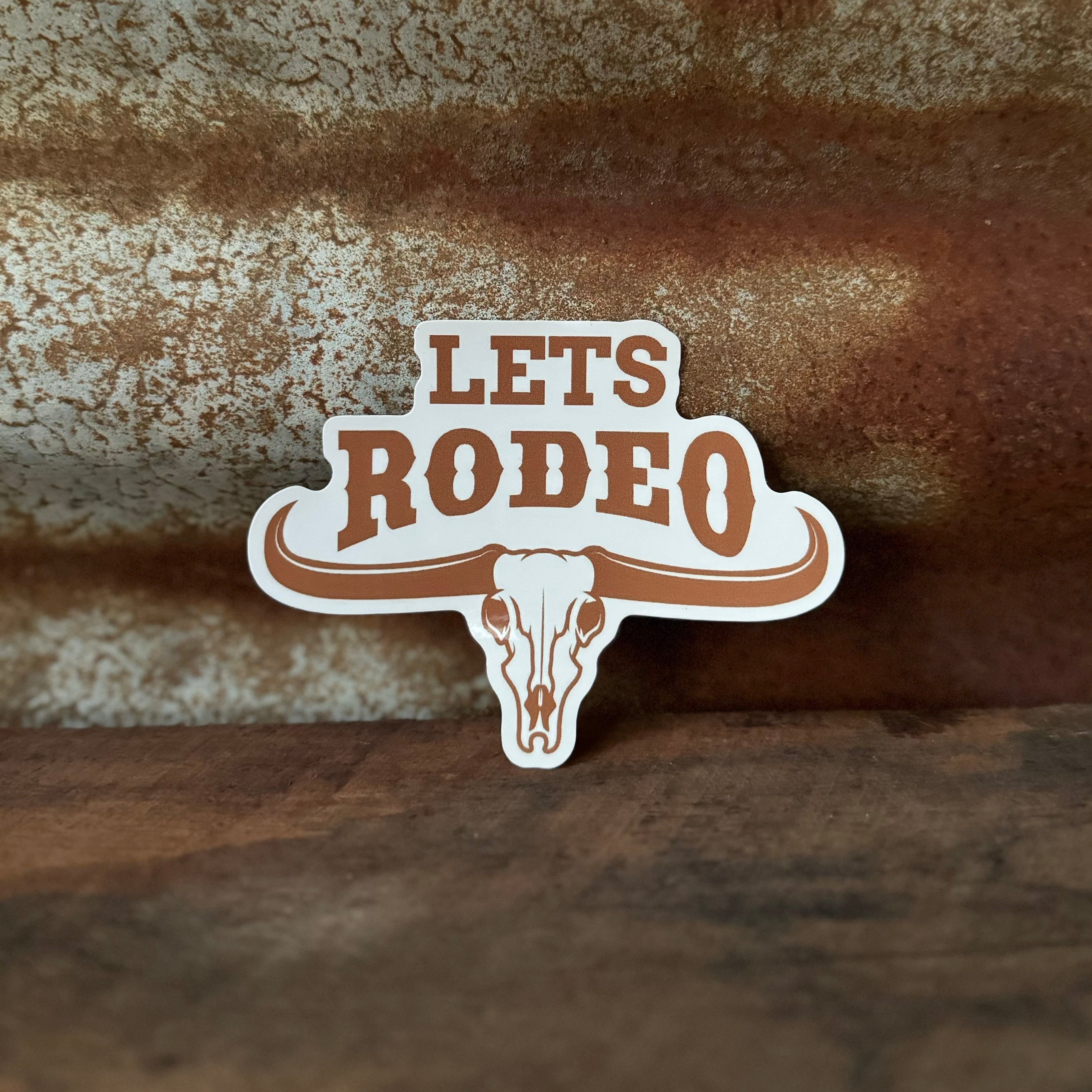 Lets Rodeo Sticker – BUCK'N CO