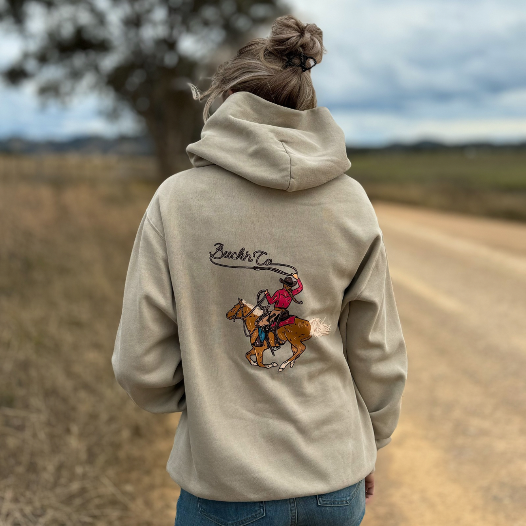 Ropin' Buck Hoodie