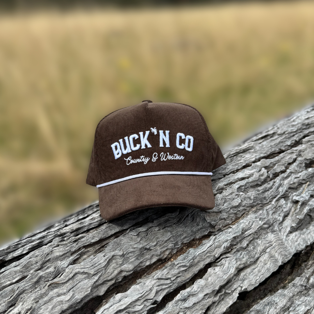 Dark Brown Corduroy Cap