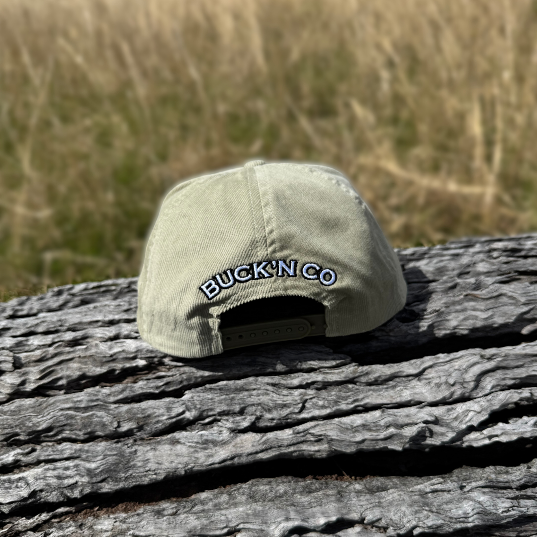 Sage Green Corduroy Cap