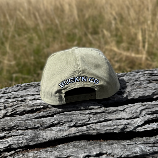 Sage Green Corduroy Cap