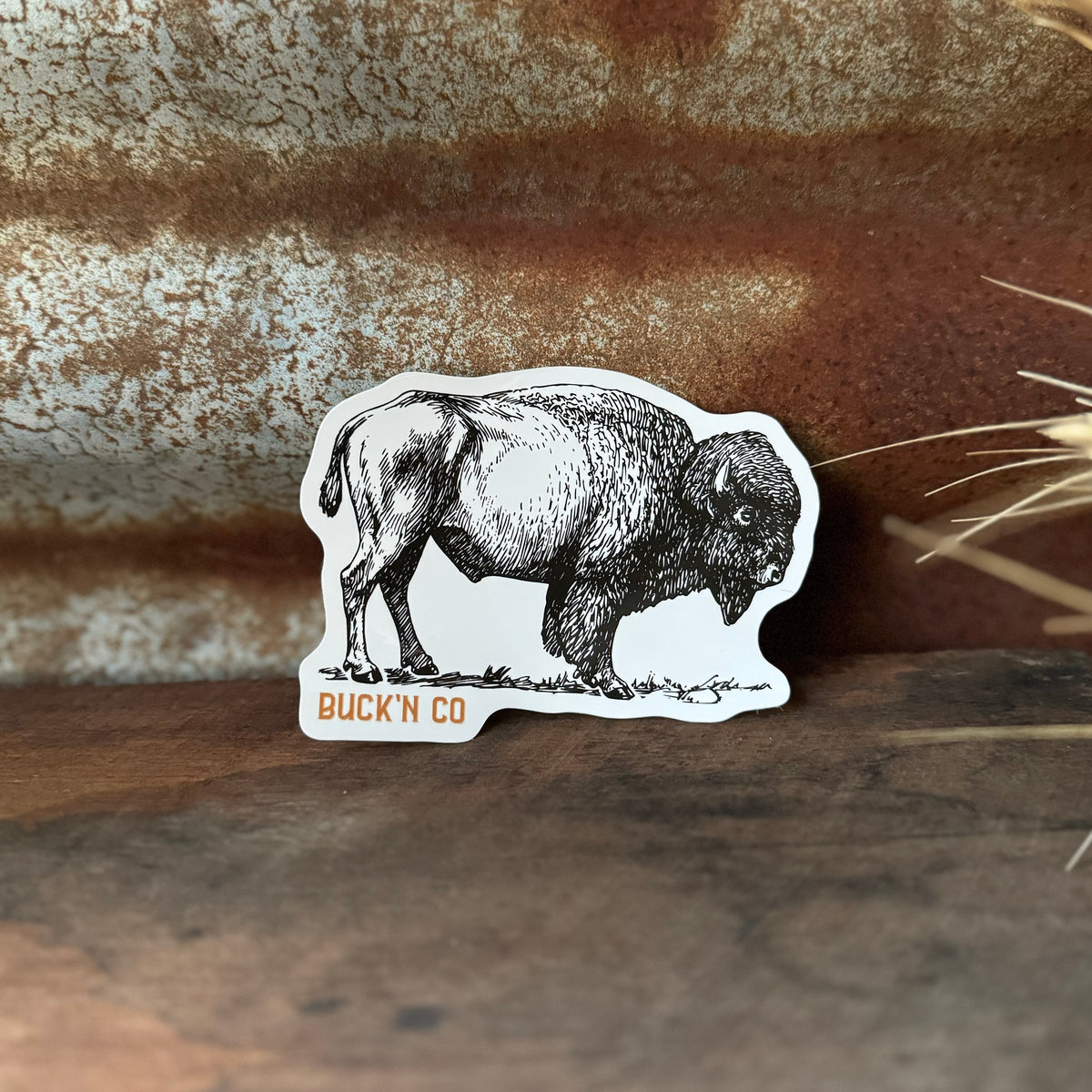 Buffalo Rv Sticker Buffalo Sticker – BUCK'N CO