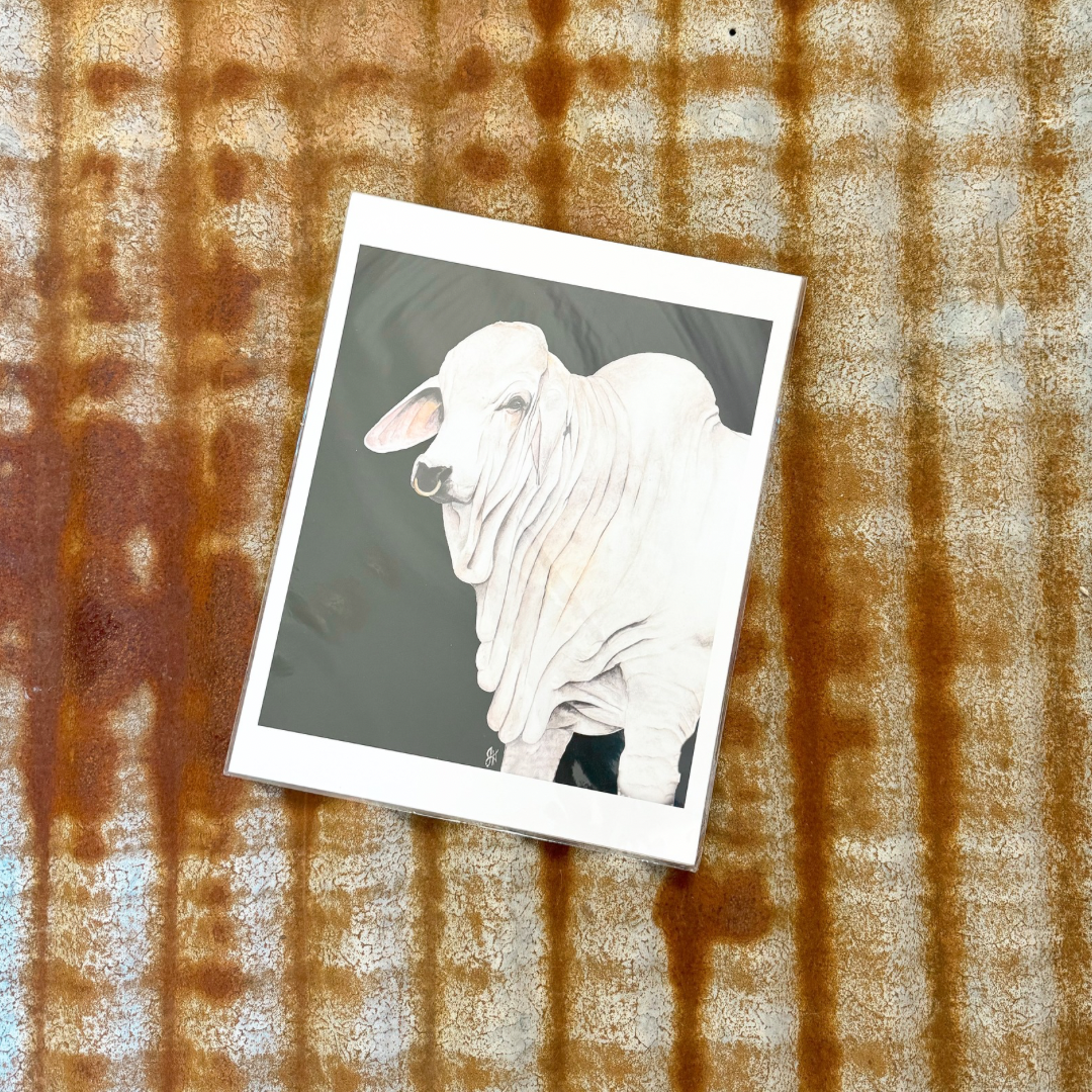 Brahman Bull Print