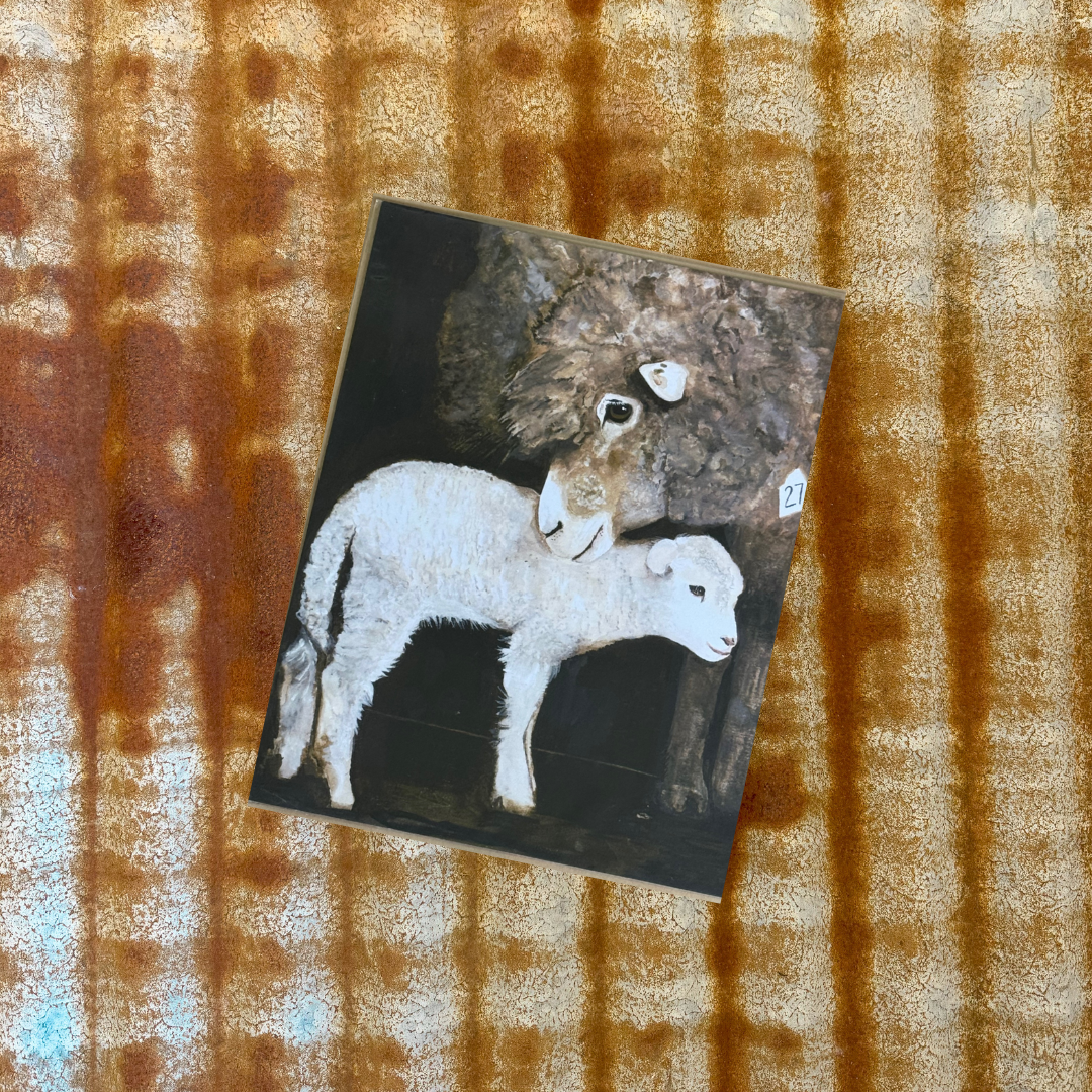 Ewe And Lamb Print
