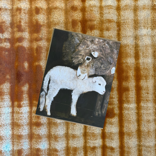 Ewe And Lamb Print