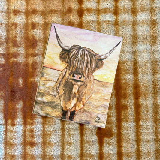 Highland Cow Print