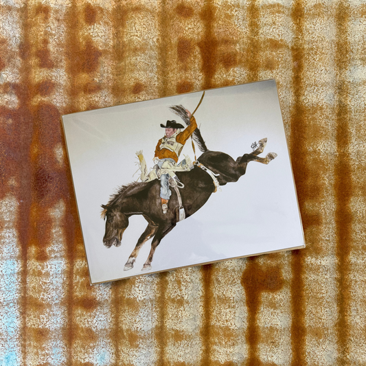 Bronc Rider Print