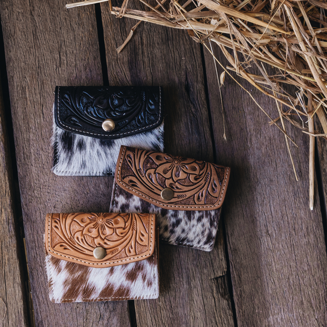 Tooled Penny Purse