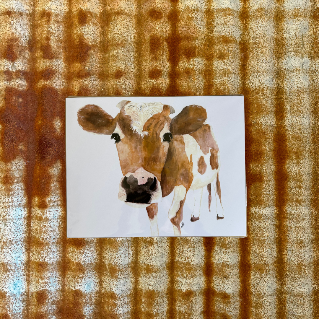 How Now, Brown Cow Print