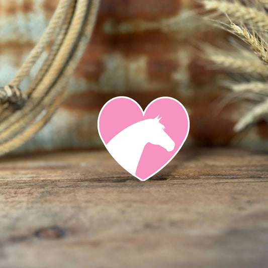 Heart Horses Sticker
