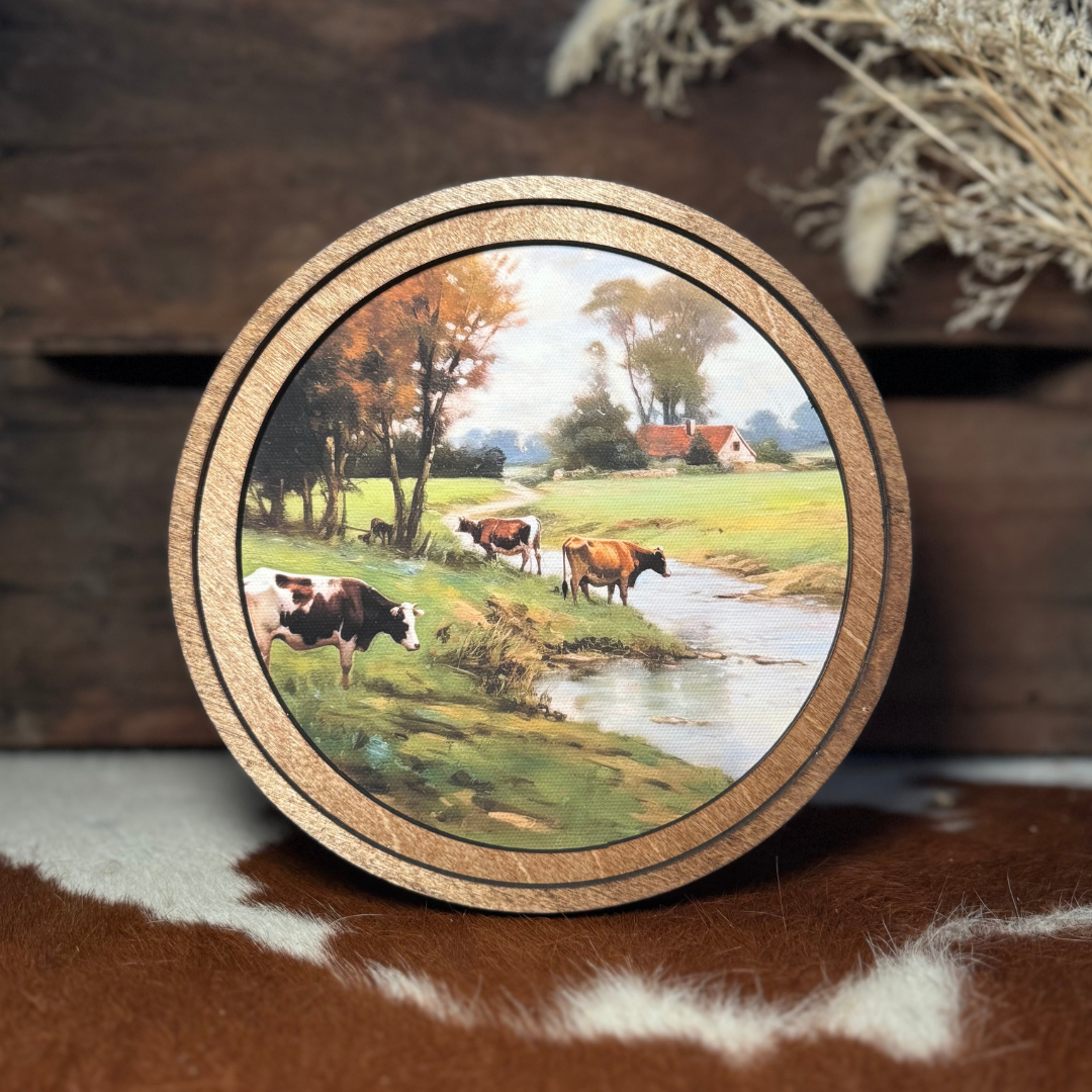 Dairy Days Framed Art