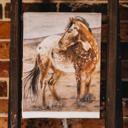 Wild Mustang Tea Towel