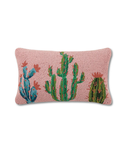 Pretty in Pink Cactus Cushion
