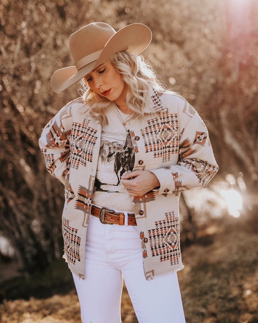Something In The Orange Aztec Jacket