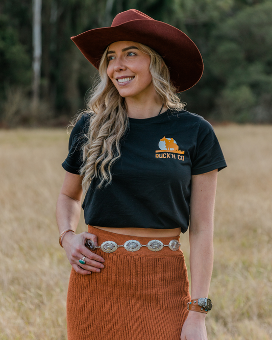 Silver Concho Chain Belt