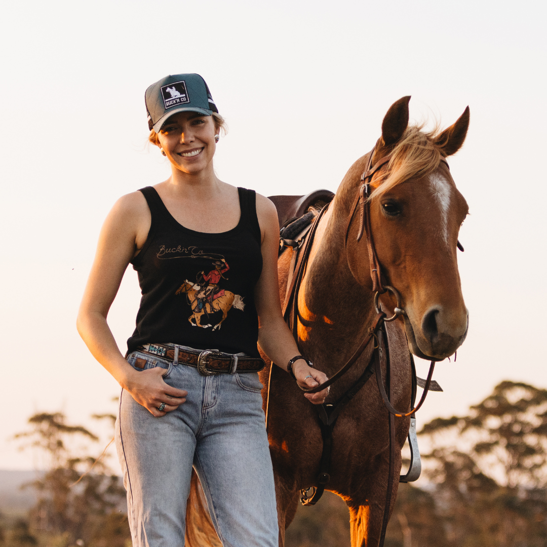 Ropin' Buck Singlet