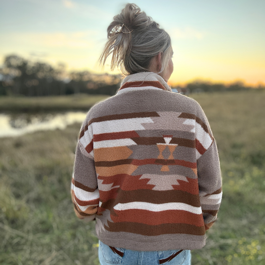 Aurora Aztec Pullover