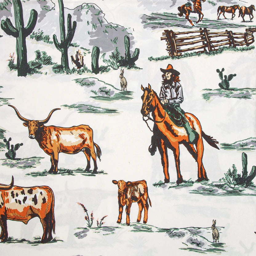 Paseo Road Ranch Life in Colour Reversible Quilt Cover Set
