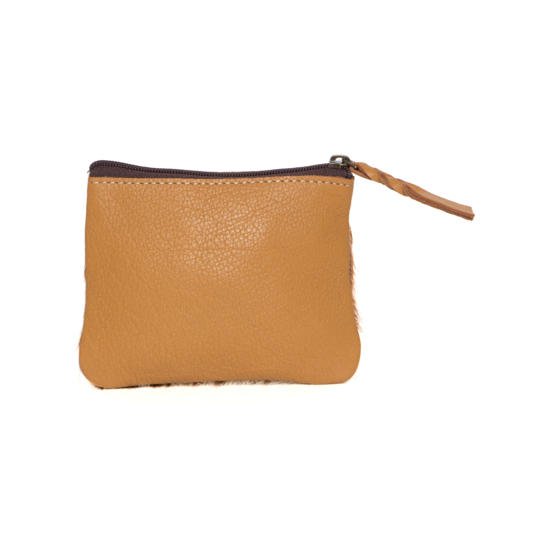 Tooled Zip Penny Purse