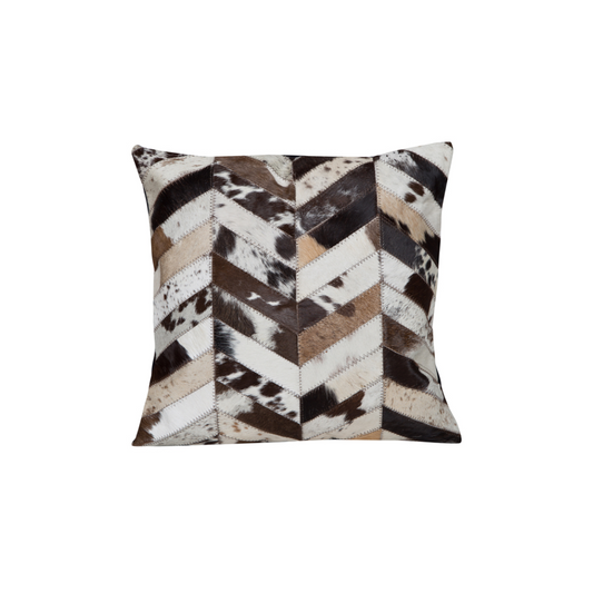 Cowhide Cushion Cover Herringbone